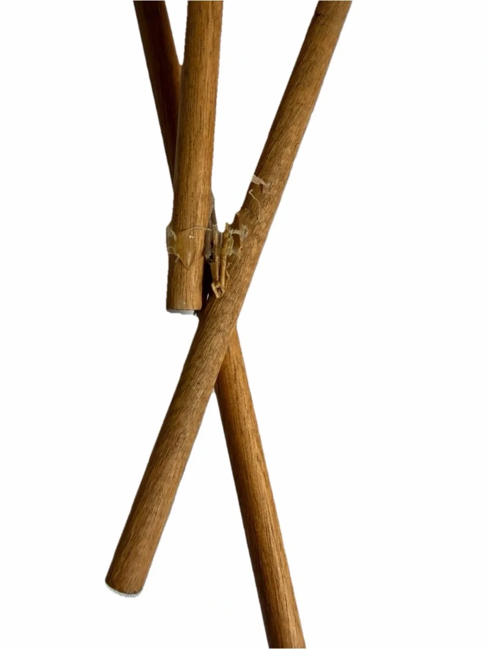 Vintage Wooden Tulip Heart Plant Stakes Wall Decor Rustic Country Farmhouse READ